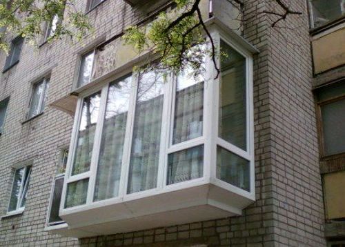 Полное остекление балкона от пола до потолка Павловский Посад