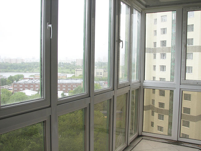Остекление балкона в пол Павловский Посад